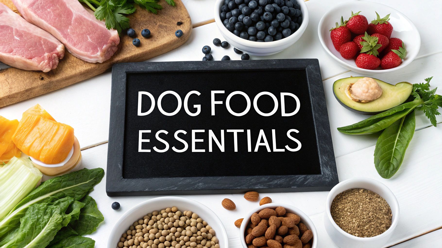 Natural Dog Food For Digestive Health Ingredients photo